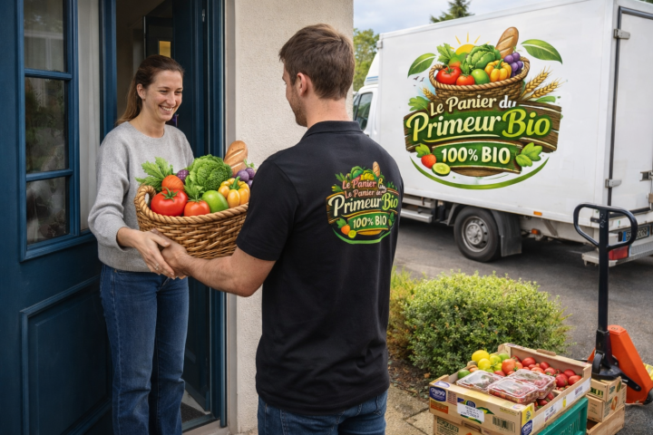 Livraison de produits bio à domicile